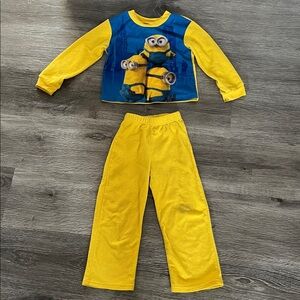 Minion 4T Toddler Boys Pajamas